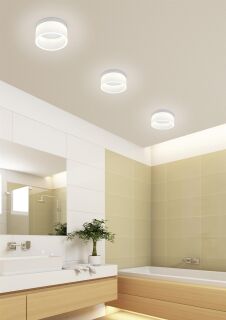 Helestra LED Deckenleuchte Liv 200 mattweiß