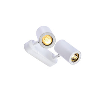 Wand- & Deckenleuchte Enola B spot double - weiß