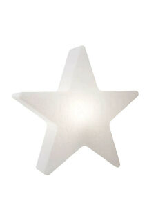 8 Seasons Design Dekoleuchte Shining Star Merry Christmas weiß 60 cm