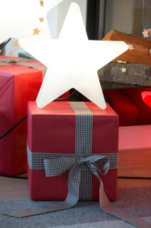 8 Seasons Design Dekoleuchte Shining Star 40 cm weiß