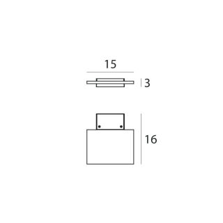 Linealight edle LED Wandleuchte Dublight 150