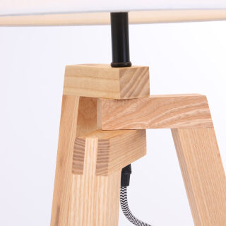 tolle Holztischleuchte Bess von Steinhauer