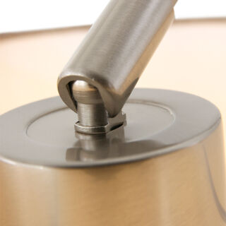 Steinhauer Prestige Chic Gelenkwandleuchte stahl - grau