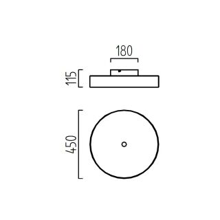 LED Deckenleuchte Boki weiß