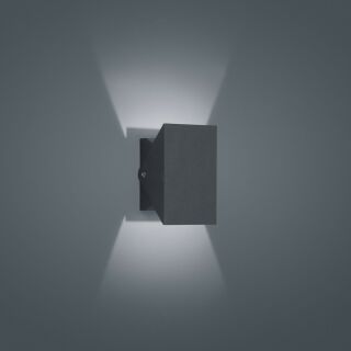 einstellbare LED Effekt - Wandleuchte Free graphit