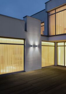 LED Effekt - Wandleuchte Kibo weiß