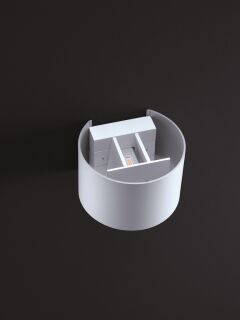 einstellbare LED Effekt - Wandleuchte Siri 44 R weiß