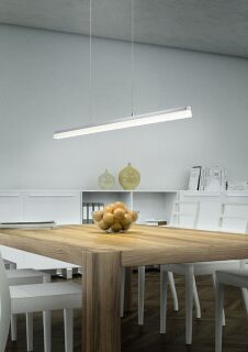 LED Pendelleuchte Moya alu matt
