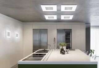 Helestra LED Wandleuchte Vada mattnickel