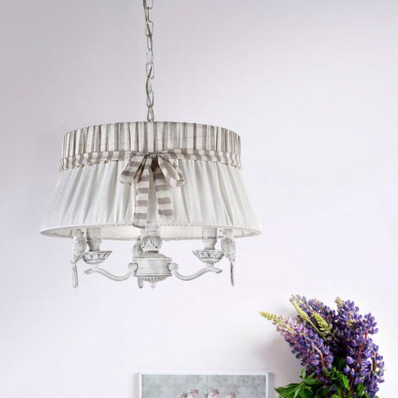 hübsche Leinenpendelleuchte Bird - Leuchten-Welt.com