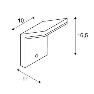 LED Wandleuchte Ordi mit Bewegungsmelder