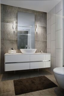 elegante LED Badwandleuchte Levanto weiß