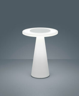 tolle LED Tisch Bax mattweiß von Helestra