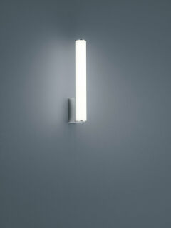 elegante LED Wandleuchte Loom 300 chrom von Helestra