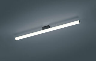 elegante LED Wand/Deckenleuchte Loom 900 mattschwarz von...