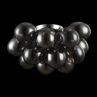 moderne Rauchglasdeckenleuchte Balbo von Maytoni