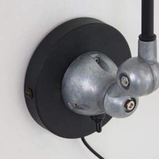 Mexlite Leseleuchte Davin schwarz