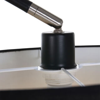 Mexlite Bogenleuchte Solva schwarz