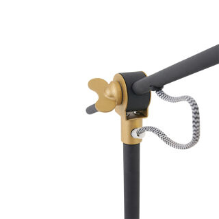 Mexlite Retrotischleuchte Nové schwarz