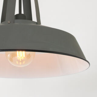 Mexlite Retropendelleuchte Luna grau