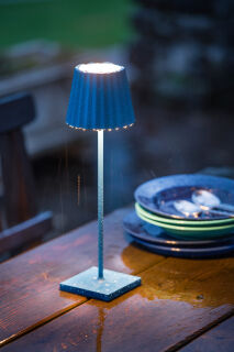Sompex Troll 2.0 blau Akku LED Outdoortischleuchte