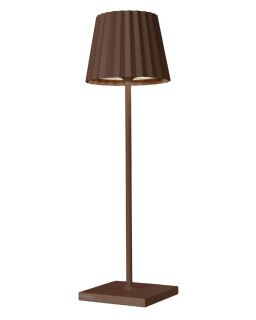 Sompex Troll RC rost Akku LED Tischleuchte