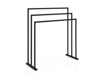 Decor Walther HT 9 Handtuchständer schwarz matt 3...