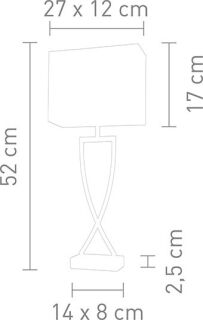 Tischleuchte Toulouse