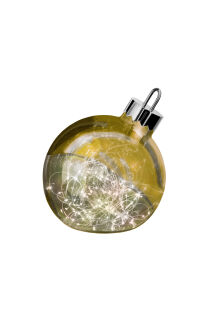 Sompex Ornament 25 gold Weihnachtskugel Dekoleuchte