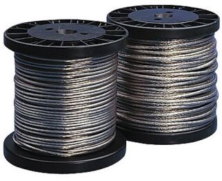 Niedervoltseil, isoliert, 4mm, 100m