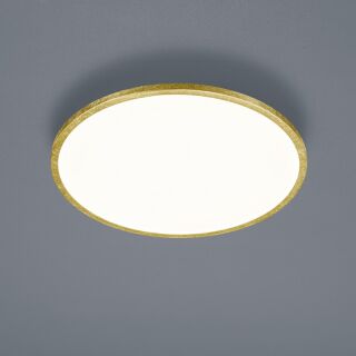 Helestra Rack LED Deckenleuchte ultraflach blattgold