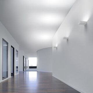 Helestra Cor LED Wandleuchte mattweiß