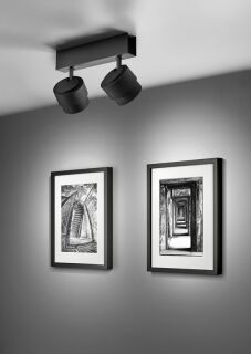 Helestra Pont LED Deckenleuchte mattweiß