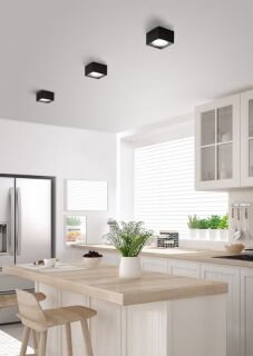 Helestra Kari LED Deckenleuchte mattschwarz