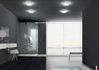 Helestra Cosi LED Wand-/Deckenleuchte mattnickel