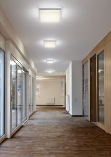 Helestra Cosi LED Wand-/Deckenleuchte mattnickel