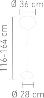 Sompex Stehleuchte Drop smoke