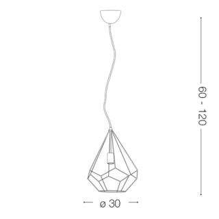 Ideal Lux Ampolla-3 SP1 bianco