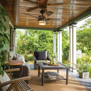 Design Deckenventilator Ahrendale Outdoor 152 cm LED dimmbar