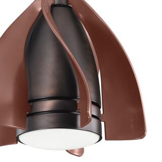 Design Deckenventilator Terna 38 cm LED dimmbar Bronze