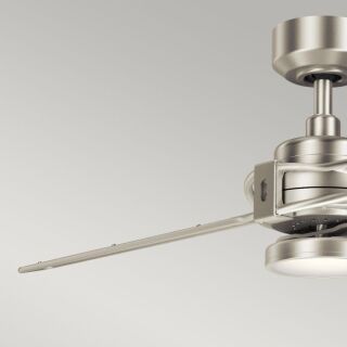 Design Deckenventilator Xety 142 cm LED dimmbar Nickel