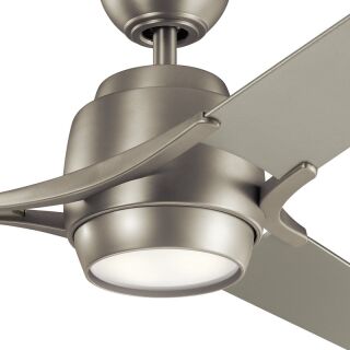 Design Deckenventilator Zeus 152 cm LED dimmbar Nickel
