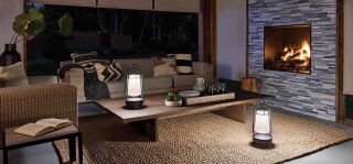 Akkulaterne mit Bluetooth Lautsprecher Lyndon schwarz