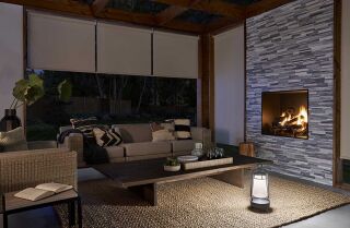 Akkulaterne mit Bluetooth Lautsprecher Lyndon schwarz