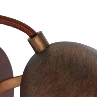 Steinhauer Wandleuchte Mexlite Paco braun