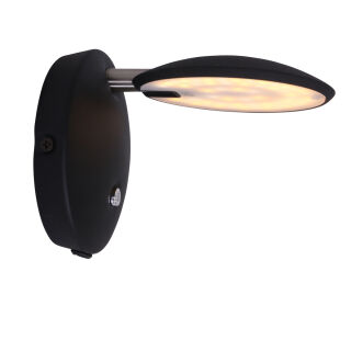 Steinhauer Wandleuchte Zenith LED schwarz