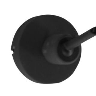 Steinhauer Retro Wandleuchte Kasket schwarz