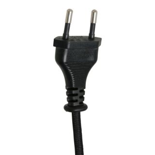 Steinhauer Retro Wandleuchte Kasket schwarz