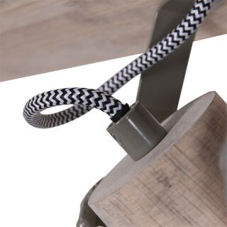 Steinhauer 4-fach Deckenspot Mexlite Gearwood grün Holz