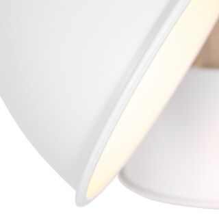 Steinhauer 4-fach Deckenspot Mexlite Gearwood weiß Holz